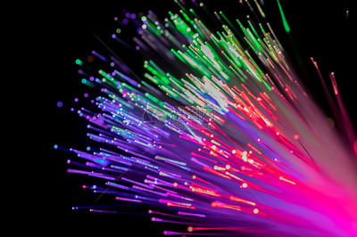 探索光的世界 彩色光纤高清图片与光缆技术解析